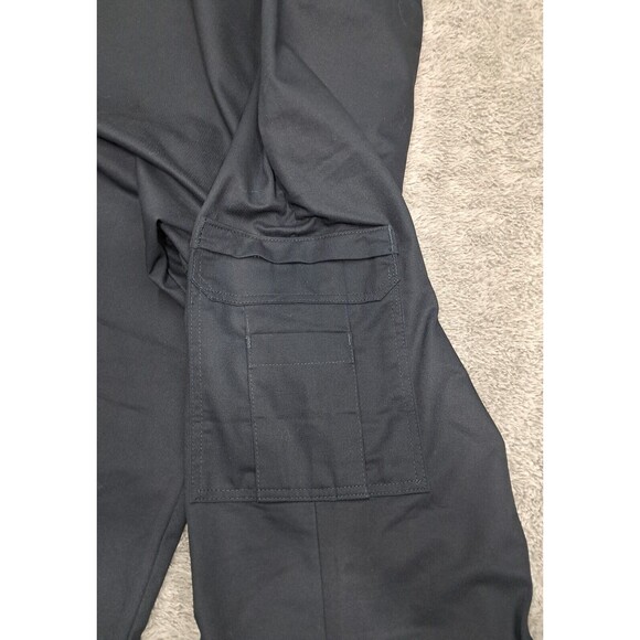 New Dickies Size 44 Flex Relaxed Fit Cargo Work Pants Black Uniform Straight Leg - Picture 7 of 16